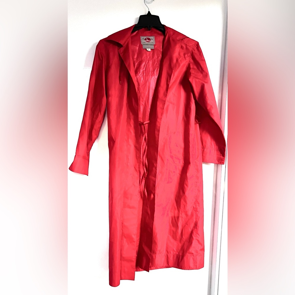 Eastern Airline EAL Vintage 80's Bill Haire Flight Attendant Raincoat